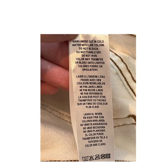 Frame Denim jeans Le Italien True Straight blanc size 32 - Picture 6 of 7